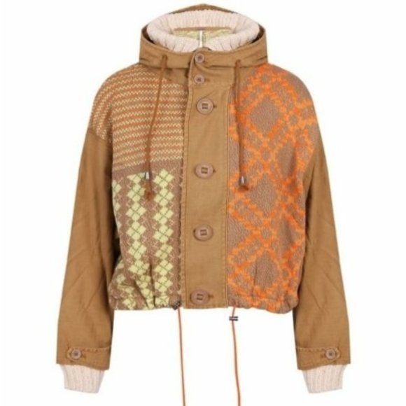 FREE PEOPLE Reno Knit Hooded Jacket
